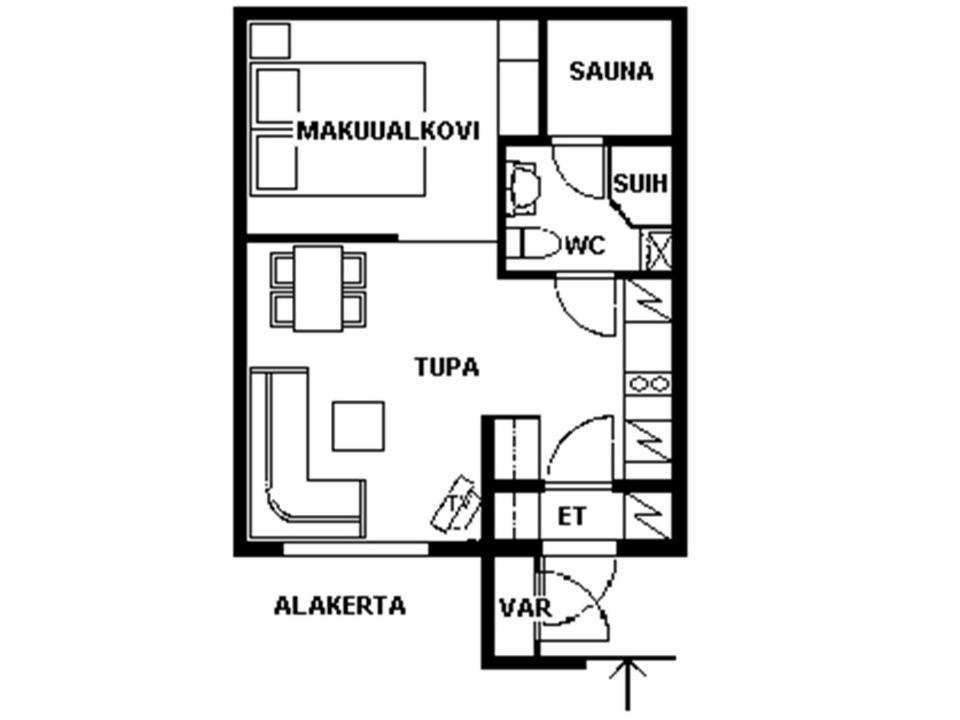 Roehkoestar 107 Appartement Äkäslompolo Buitenkant foto